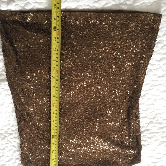 J Crew Bronze Sequin Sleeveless Tank Top - Picture 3 of 5